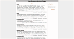 Desktop Screenshot of handbag.blogeasy.com