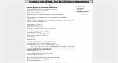 Desktop Screenshot of fosamaxsideeffects.blogeasy.com