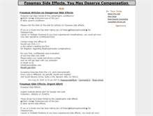 Tablet Screenshot of fosamaxsideeffects.blogeasy.com