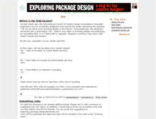 Tablet Screenshot of packagedesign.blogeasy.com