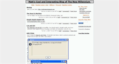 Desktop Screenshot of matt.blogeasy.com