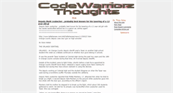 Desktop Screenshot of codewarriorz.blogeasy.com