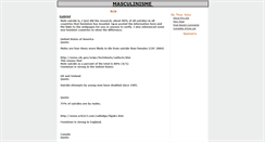 Desktop Screenshot of masculinisme.blogeasy.com