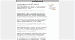 Desktop Screenshot of criminalrecordfbwd.blogeasy.com